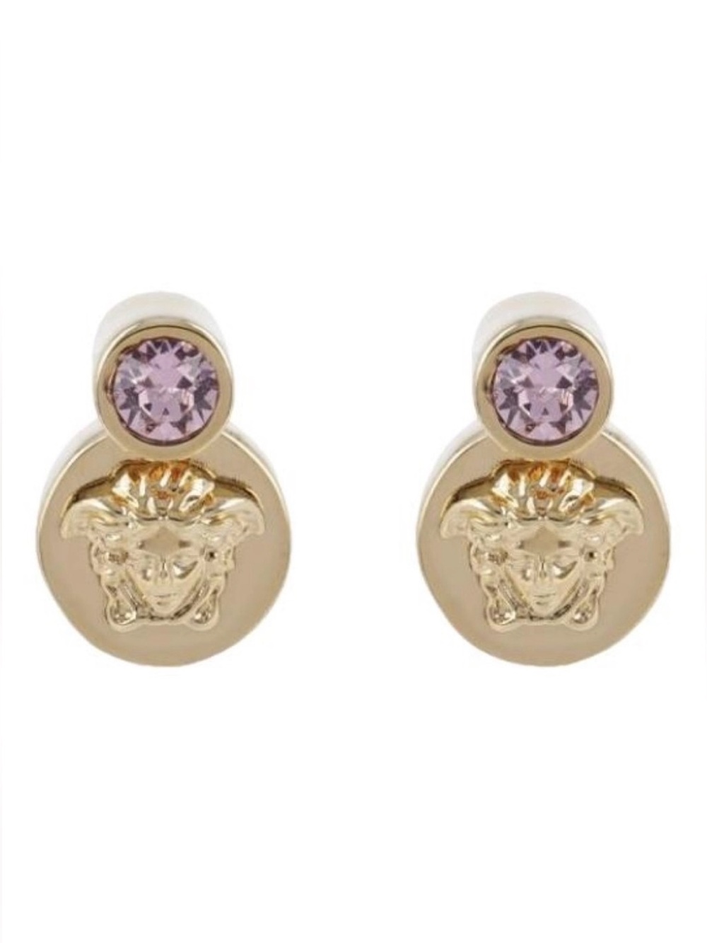 VERSACE Crystal Medusa stud earrings